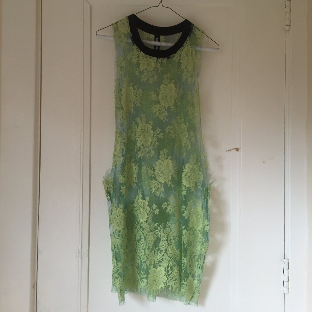 Astrid Andersen Lace Shirt Opening Ceremony Green